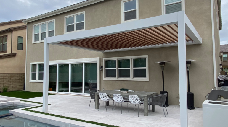 Louvered Roof Pergola Projects In Alexandria, VA