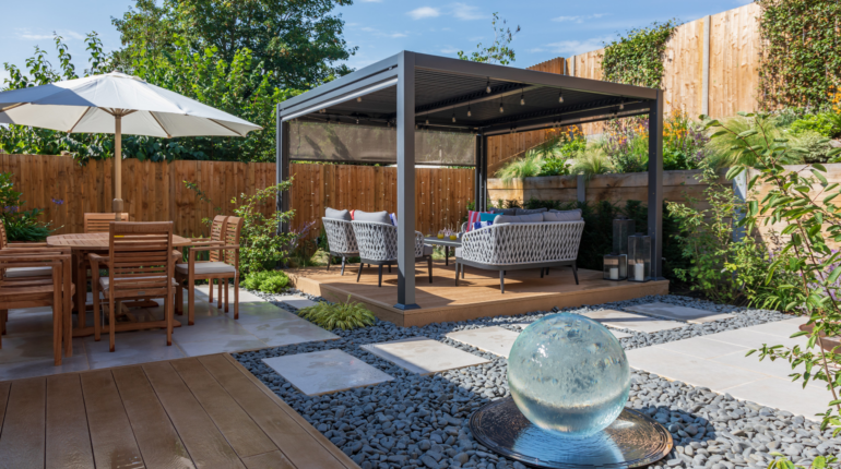 Louvered Roof Pergola