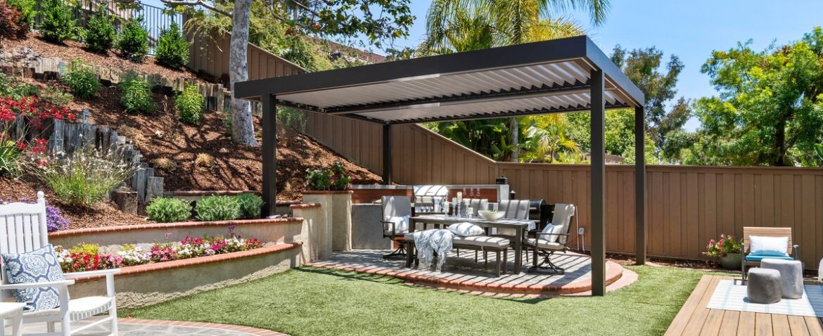 Louvered Pergola in Ashburn, VA