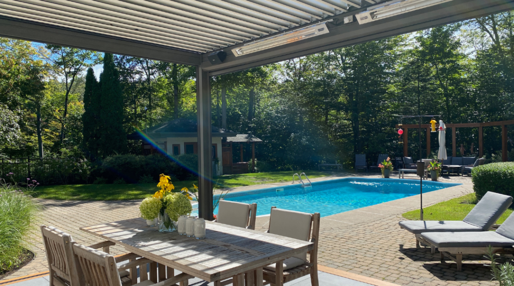 Louvered Pergola in Chevy Chase, MD