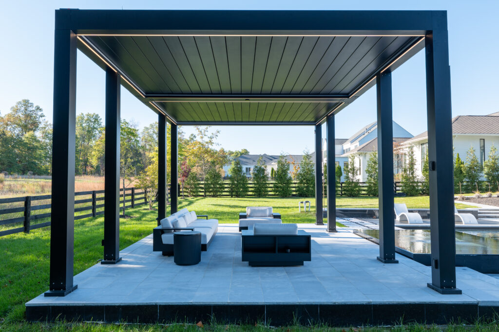 Louvered Pergola in Aldie, VA