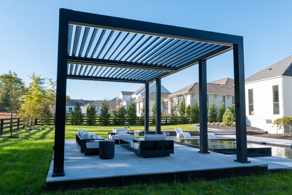 Louvered Pergola in Aldie, VA