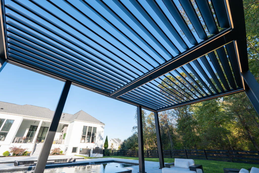 Louvered Pergola in Aldie, VA