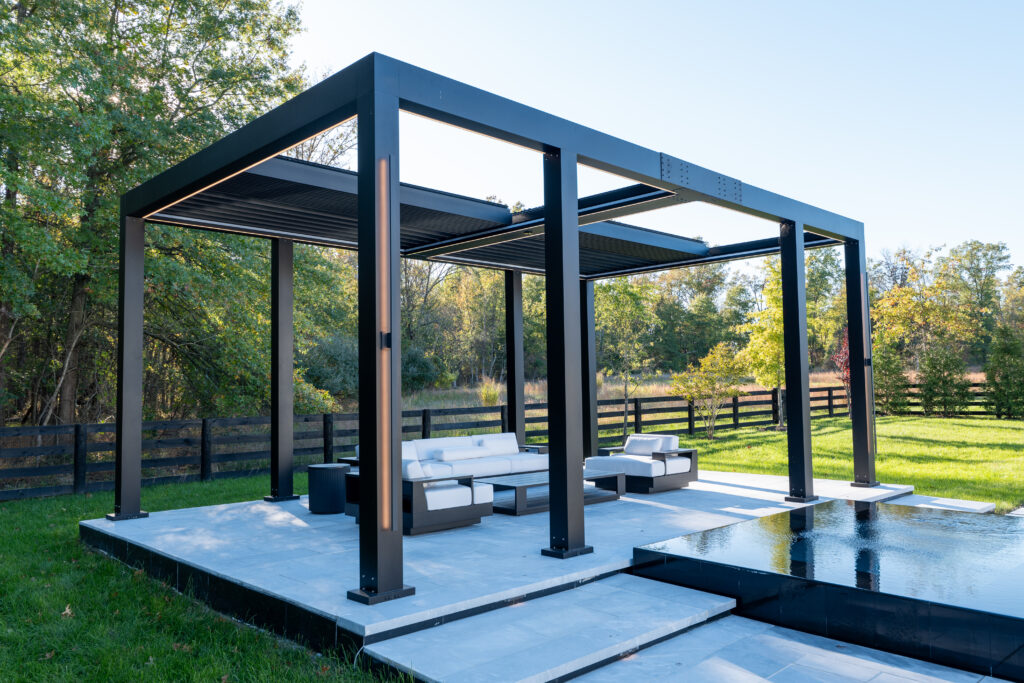 Louvered Pergola in Aldie, VA