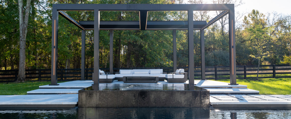 Louvered Pergola in Aldie, VA