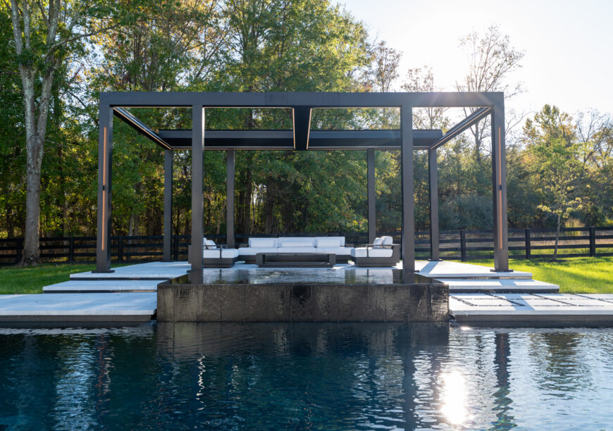 Louvered Pergola in Aldie, VA