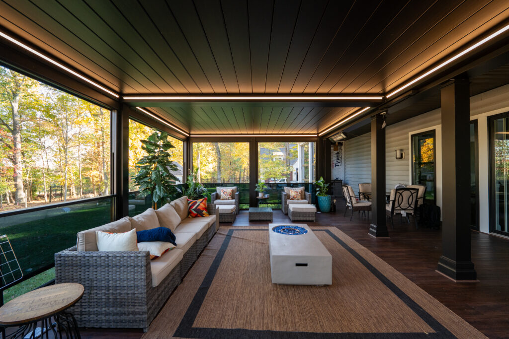 Screened-in porch in Woodbine, MD