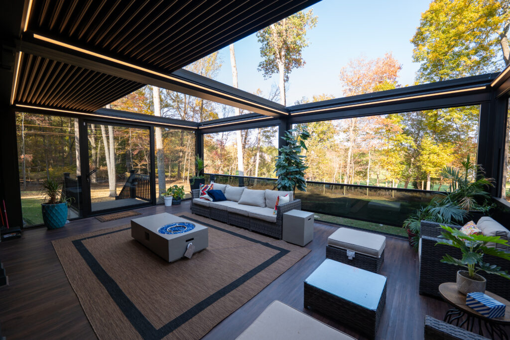 Screened-in porch in Woodbine, MD