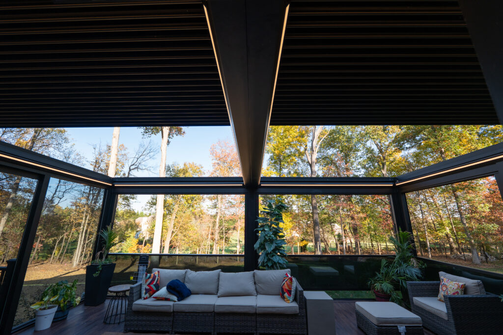 Screened-in porch in Woodbine, MD