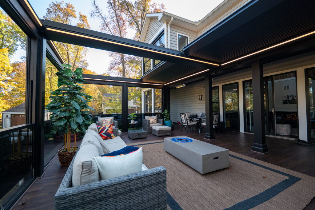 Screened-in porch in Woodbine, MD