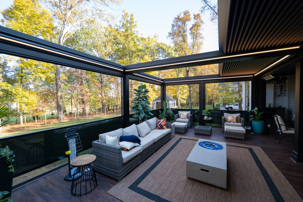 Screened-in porch in Woodbine, MD