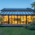 Sunroom in Arlington VA featuring large windows and a bright, comfortable seating area